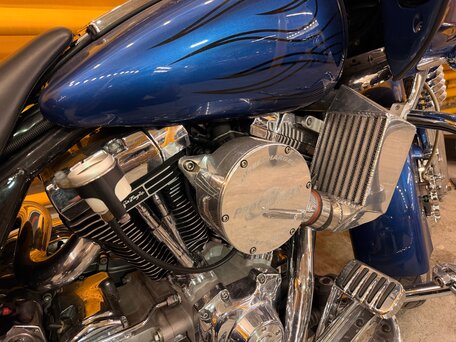 2005 Harley-Davidson Road Glide, синий, 1650000 рублей, вид 3