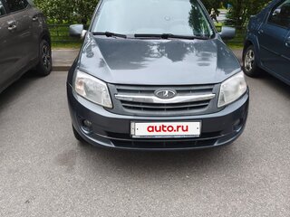 2014 Lada (ВАЗ) Granta I, серый, 380000 рублей, вид 3