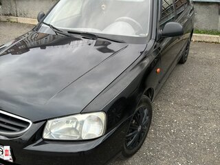 2011 Hyundai Accent ТагАЗ II, чёрный, 420000 рублей, вид 1