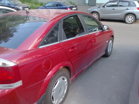 2006 Opel Vectra C Рестайлинг, красный, 350000 рублей - вид 1