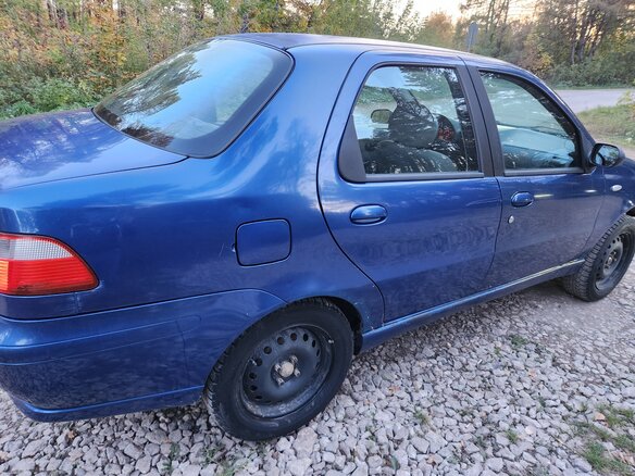 2007 Fiat Albea I Рестайлинг, синий - вид 8