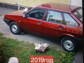 2002 Lada (ВАЗ) 21093i, красный, 220000 рублей, вид 5
