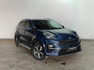 2019 Kia Sportage IV Рестайлинг, синий, 1879000 рублей, вид 3