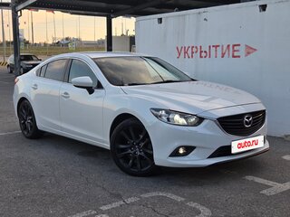 2016 Mazda 6 III (GJ) Рестайлинг, белый, 1610000 рублей, вид 1