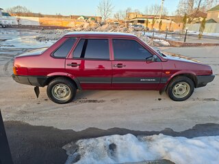 1995 Lada (ВАЗ) 21099, красный, 300000 рублей, вид 2