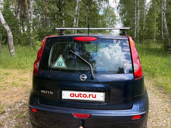 2010 Nissan Note I Рестайлинг, синий - вид 3