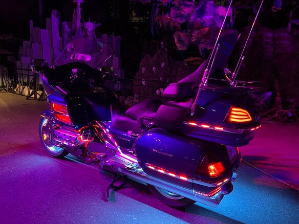 2002 Honda GL 1800 Gold Wing, синий - вид 20