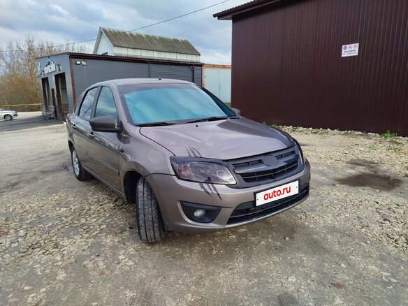 2016 Lada (ВАЗ) Granta I, коричневый, 420000 рублей - вид 3