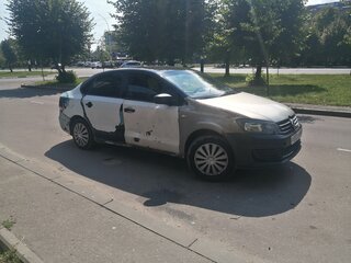 2015 Volkswagen Polo V Рестайлинг, белый, 320000 рублей, вид 3