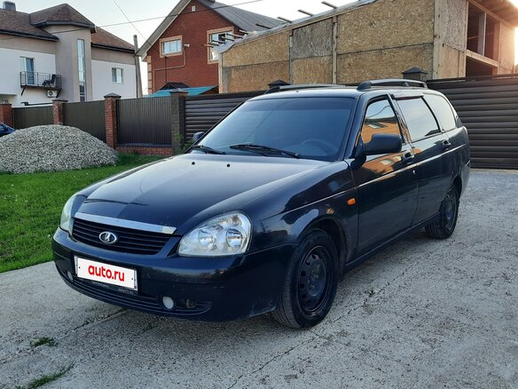 2010 Lada (ВАЗ) Priora I, чёрный, 250000 рублей - вид 1
