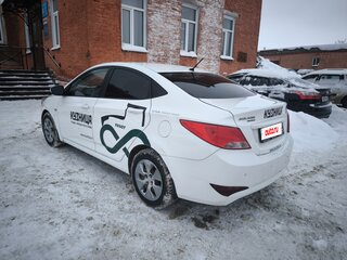 2016 Hyundai Solaris I Рестайлинг, белый, 500000 рублей, вид 4