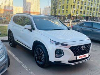2019 Hyundai Santa Fe IV, белый, 2850000 рублей, вид 4