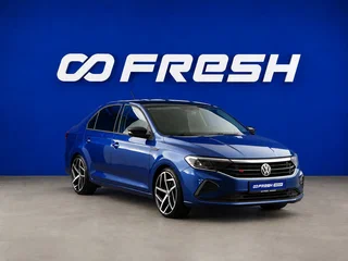 2021 Volkswagen Polo VI, синий, 1569444 рублей, вид 1