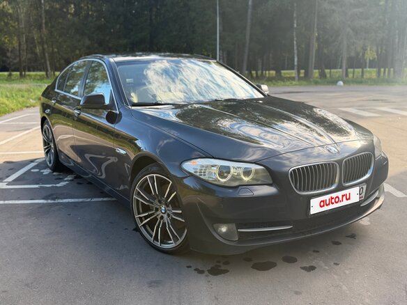 2012 BMW 5 серии 520d VI (F10/F11/F07), чёрный, 1590000 рублей - вид 1