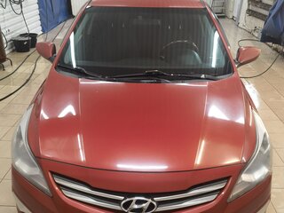 2016 Hyundai Solaris I Рестайлинг, красный, 840000 рублей, вид 1