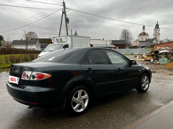 2005 Mazda 6 I (GG), зелёный, 350000 рублей - вид 5