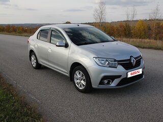 2021 Renault Logan II Рестайлинг, серебристый, 980000 рублей, вид 3