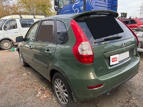 2013 Lada (ВАЗ) Kalina II, зелёный, 281000 рублей, вид 4