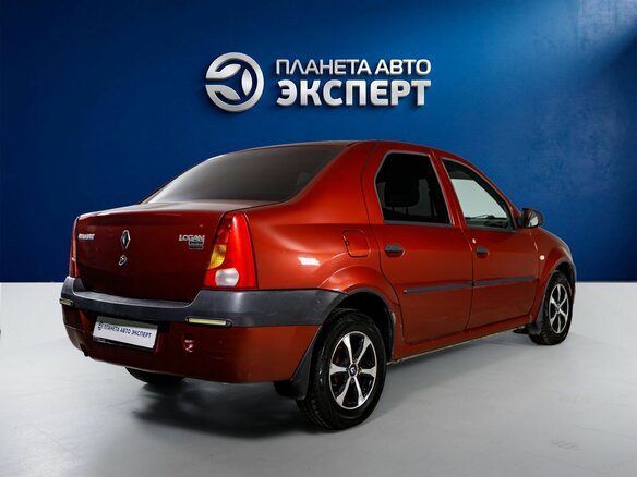 2008 Renault Logan I, красный, 269000 рублей - вид 3