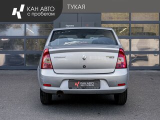2013 Renault Logan I Рестайлинг, серебристый, 310000 рублей, вид 4