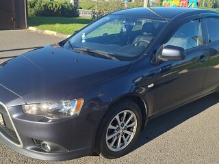 2013 Mitsubishi Lancer X Рестайлинг, синий, 680000 рублей, вид 2