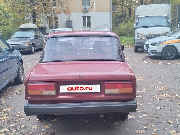 2007 Lada (ВАЗ) 2107, пурпурный, 160000 рублей - вид 2