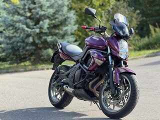 2006 Kawasaki ER-6N, фиолетовый, 350000 рублей, вид 1