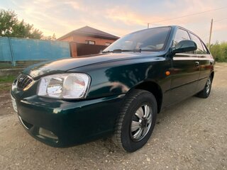 2003 Hyundai Accent II, зелёный, 330000 рублей, вид 3