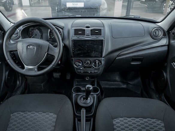 2018 Lada (ВАЗ) Granta I Рестайлинг, синий, 630000 рублей - вид 6