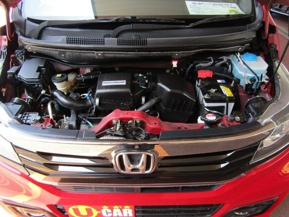2017 Honda N-WGN I Рестайлинг, красный, 580000 рублей - вид 10