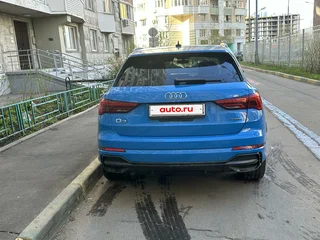 2021 Audi Q3 45 TFSI II (F3), голубой, 3700000 рублей, вид 4