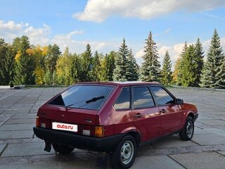 1997 Lada (ВАЗ) 2109, пурпурный, 140000 рублей, вид 4