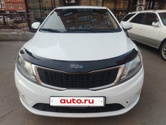 2014 Kia Rio 4-speed III, белый, 780000 рублей - вид 1