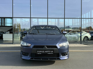 2008 Mitsubishi Lancer X, синий, 590000 рублей, вид 2