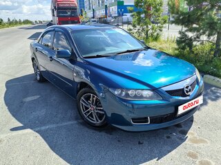 2006 Mazda 6 I (GG) Рестайлинг, синий, 369000 рублей, вид 3