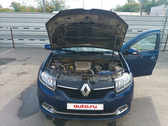 2015 Renault Logan II, синий, 675000 рублей - вид 2