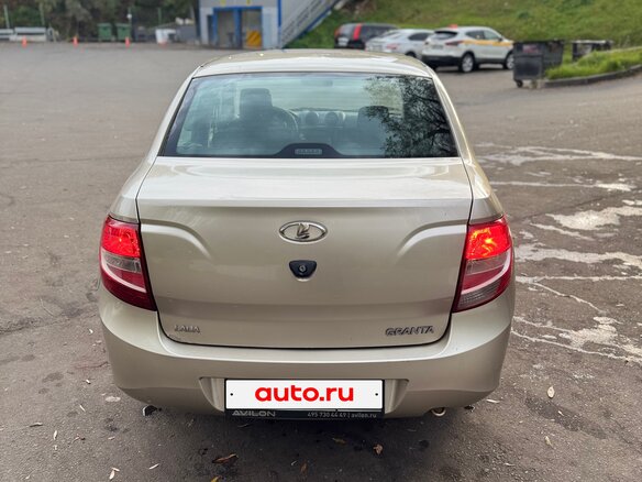 2013 Lada (ВАЗ) Granta I, бежевый, 245000 рублей - вид 4