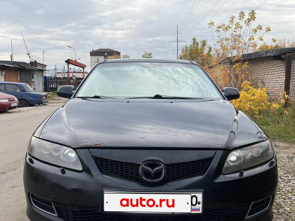 2005 Mazda 6 I (GG) Рестайлинг, чёрный, 290000 рублей