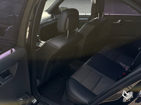 2012 Mercedes-Benz C-Класс 180 III (W204) Рестайлинг, чёрный - вид 12