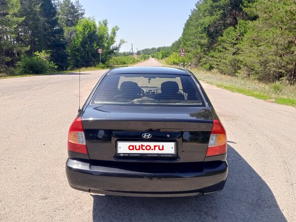 2008 Hyundai Accent ТагАЗ II, чёрный, 600000 рублей - вид 5