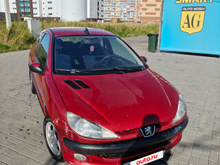 2002 Peugeot 206, красный, 160000 рублей, вид 2