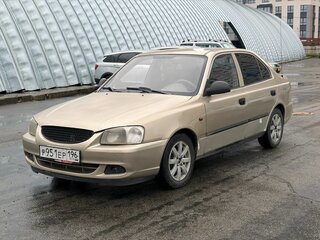 2005 Hyundai Accent ТагАЗ II, бежевый, 199000 рублей, вид 1