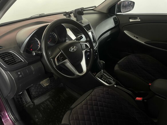 2011 Hyundai Solaris I, фиолетовый, 835000 рублей - вид 7