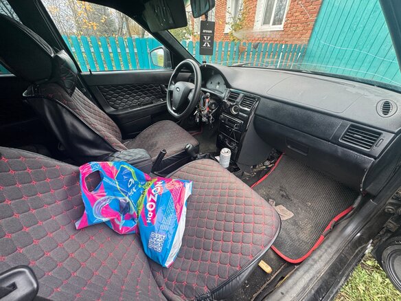 2011 Lada (ВАЗ) Priora I, синий, 105000 рублей - вид 4