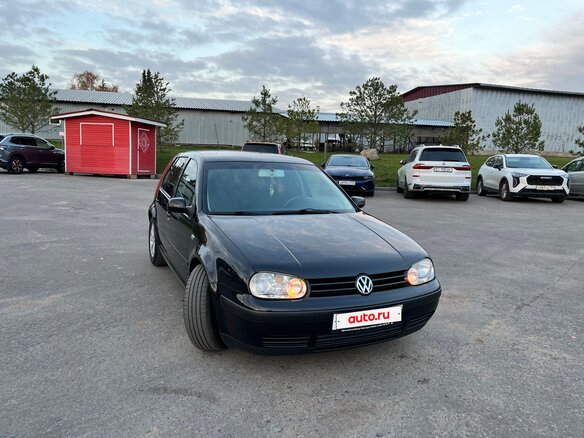 2001 Volkswagen Golf IV, чёрный, 450000 рублей - вид 1