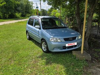 2001 Mazda Demio I (DW), голубой, 265000 рублей, вид 4