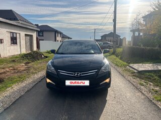 2014 Hyundai Solaris I Рестайлинг, чёрный, 810000 рублей, вид 2