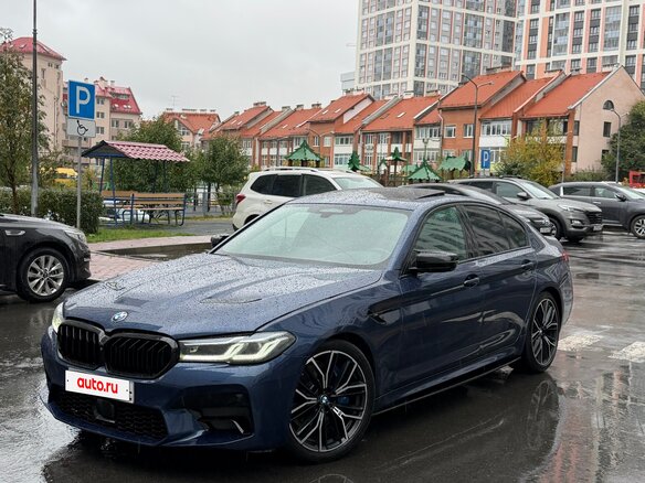 2020 BMW 5 серии 540i xDrive VII (G30/G31/G38) Рестайлинг, синий - вид 20
