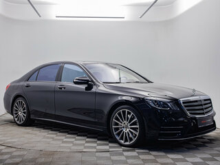 2017 Mercedes-Benz S-Класс 560 Long VI (W222, C217) Рестайлинг, чёрный, 4559000 рублей, вид 3
