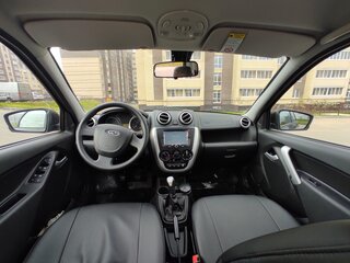 2015 Lada (ВАЗ) Granta I, чёрный, 370000 рублей, вид 2